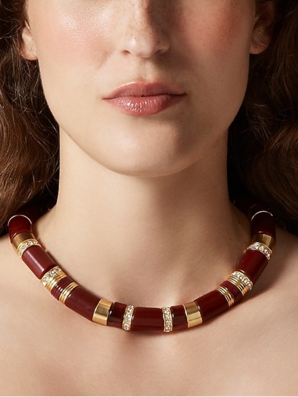 J.Crew Handcut Stone Collar Necklace NWT